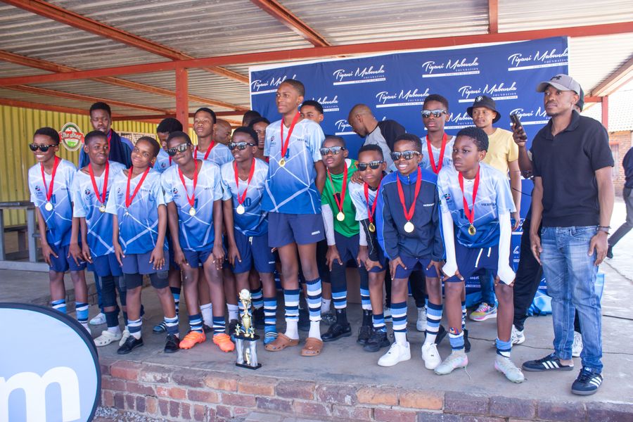 Team photo with medals